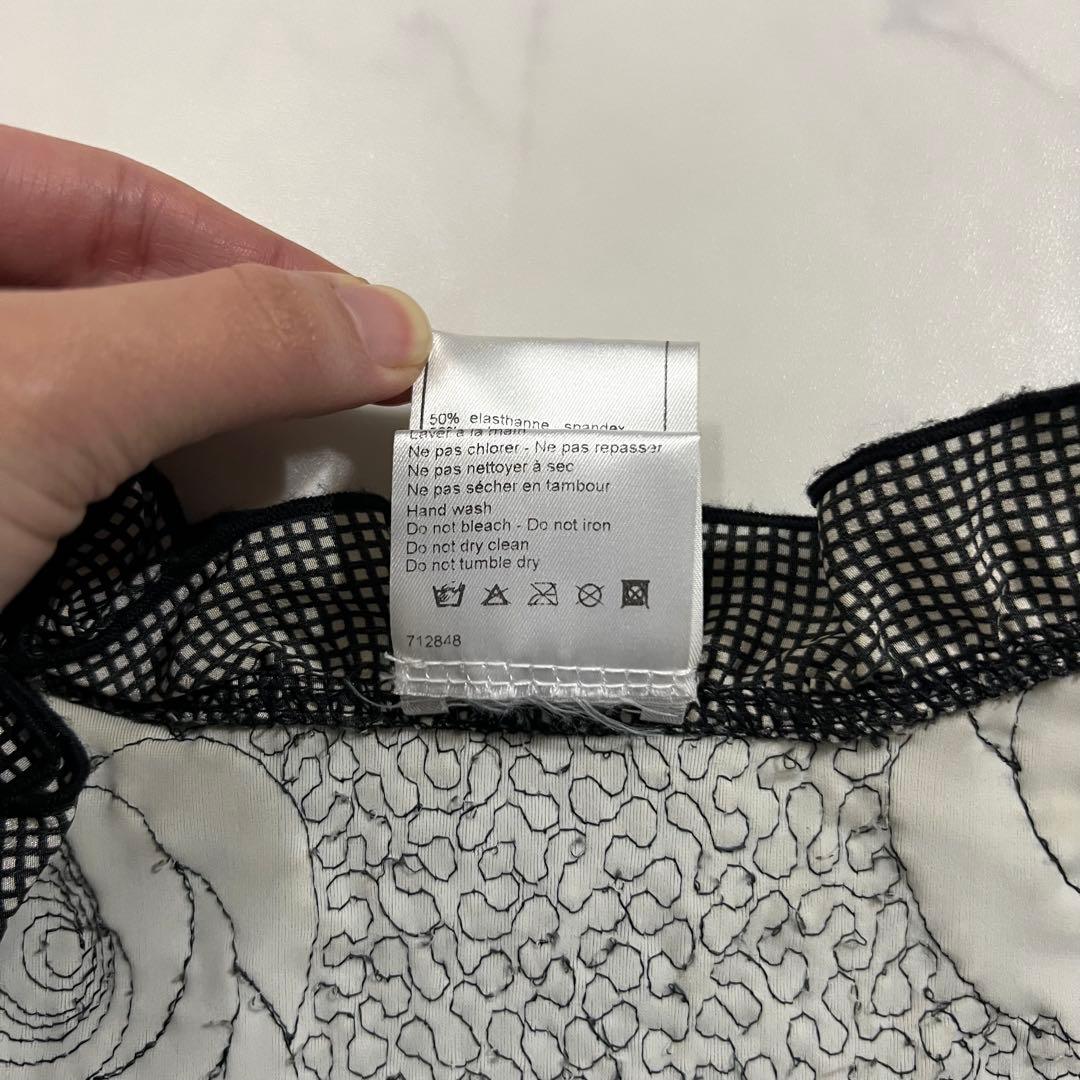 CHANEL ジャケット ボレロ 黒 ポップコーン カメリア カーディガン 40