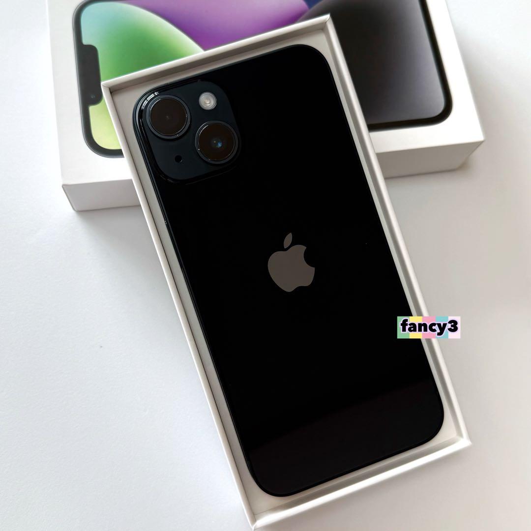 美品★１２８ＧＢ★ミッドナイト/iphone14★SIMフリー