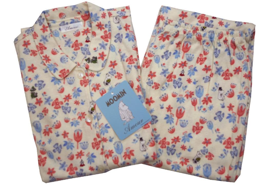 【新品】ムーミンMOOMIN/アムール　秋冬物パジャマ（M)　全柄・前開き