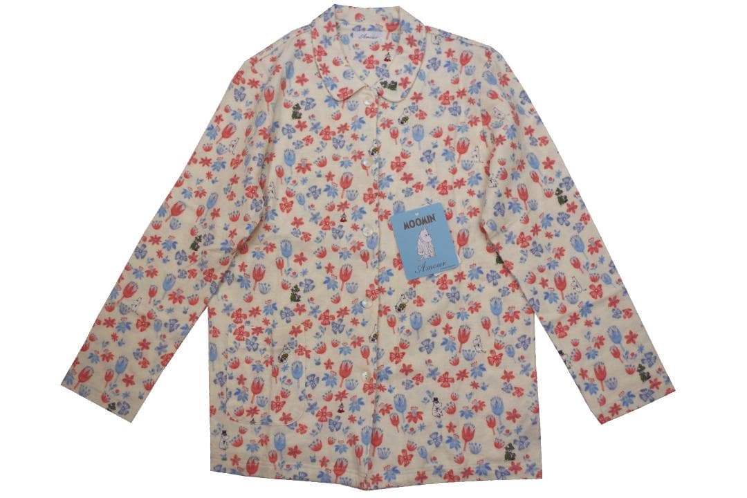 【新品】ムーミンMOOMIN/アムール　秋冬物パジャマ（M)　全柄・前開き