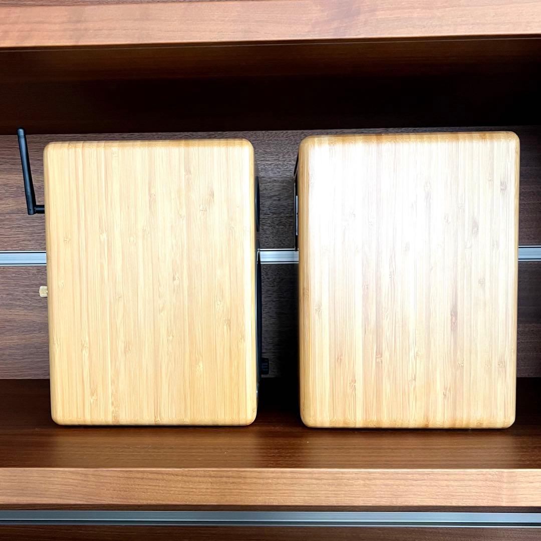 Audioengine A5+ Bluetooth パワードスピーカー バンブー