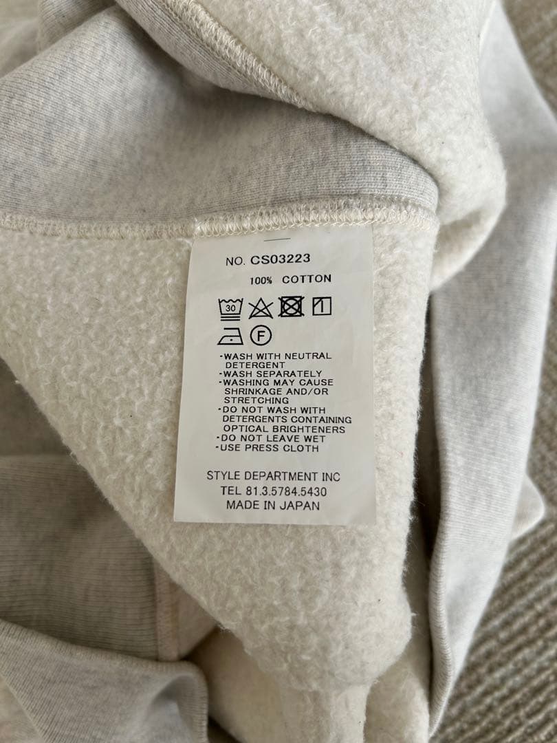 still by hand スウェット プルオーバー 46 パーカー ハイネック