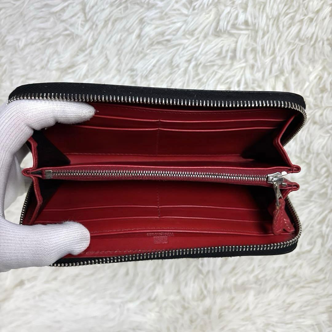 美品 ✨ Whitehouse Cox ラウンドファスナー　ブラック　長財布