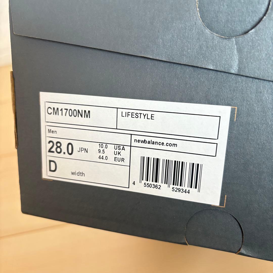 新品 New Balance ニューバランス CM1700NM ベージュ 28㎝