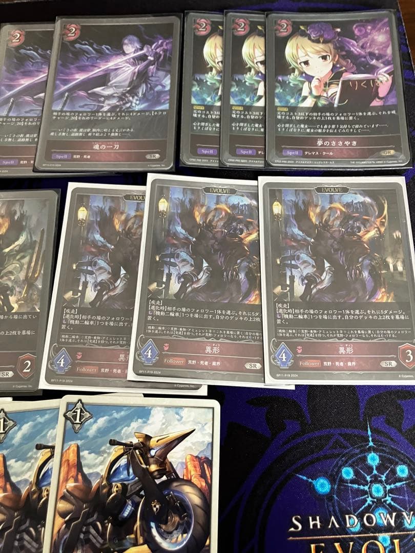 た*ー様 シャドウバースエボルヴ　ナイトメア　死者　荒野　NC　構築済み　デッキ