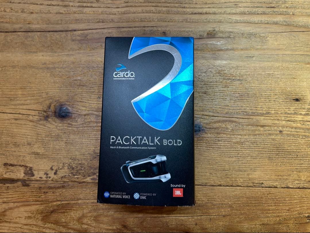 Cardo Packtalk Bold 45ｍｍ JBLスピーカーにアップデート