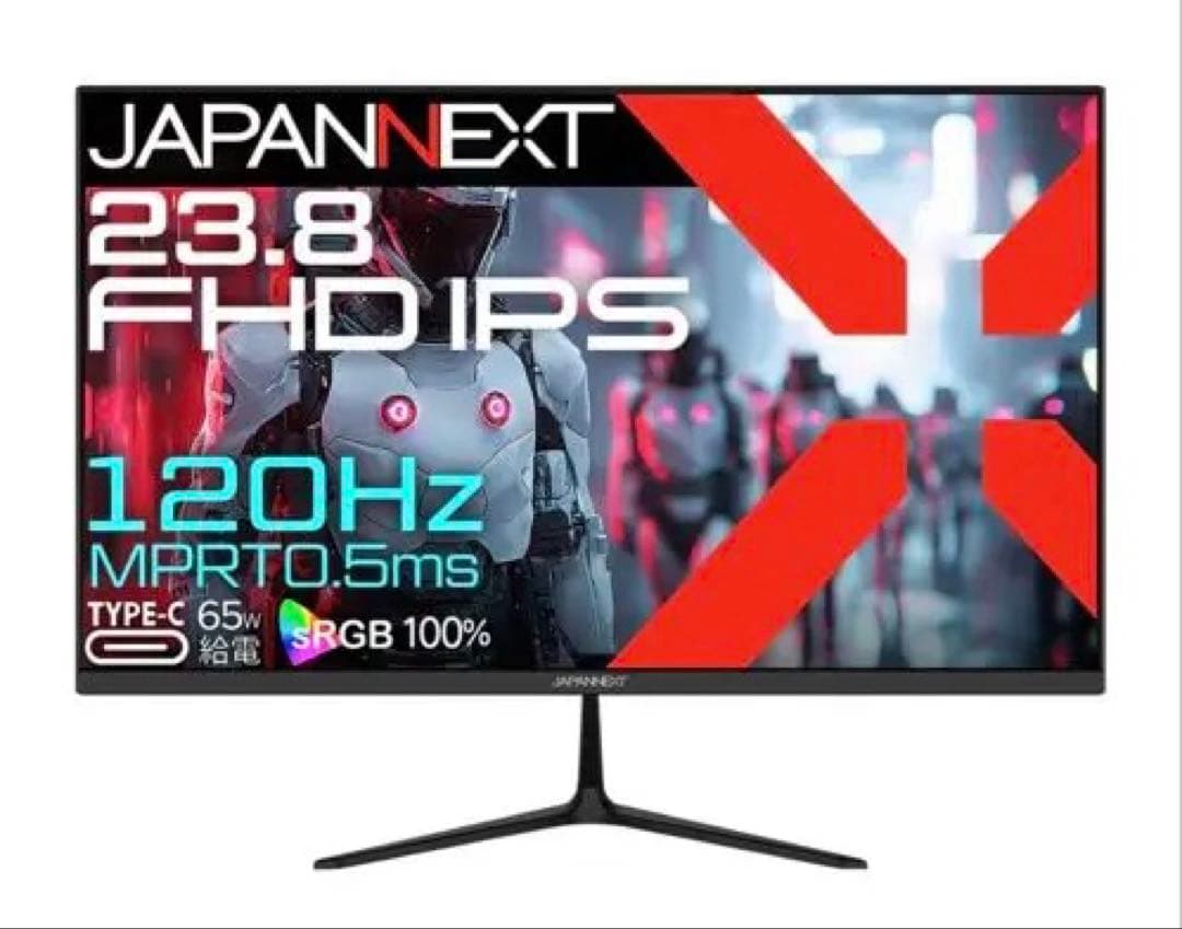 【未使用に近い】JAPANNEXT 23.8インチ FHD IPS モニター