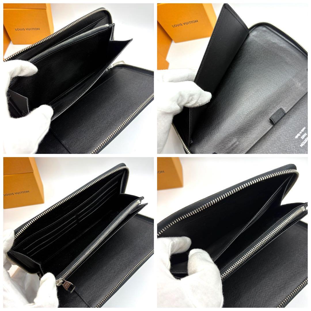 【美品】ルイヴィトン ジッピーオーガナイザー ダミエ グラフィット 長財布