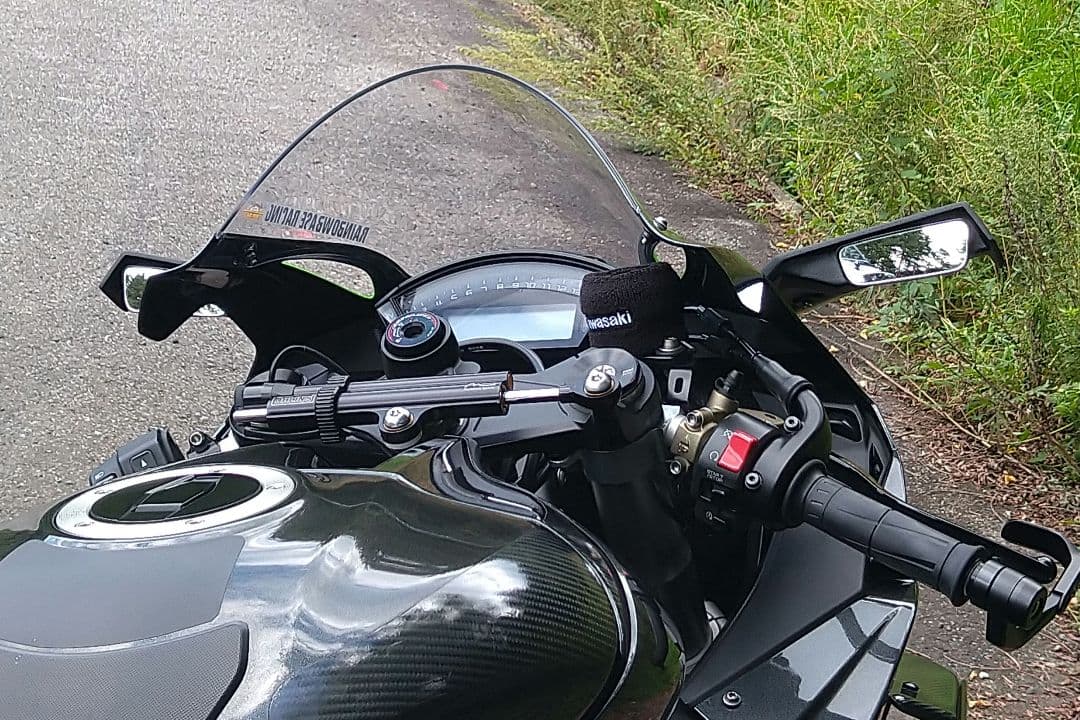 カワサキ　ZX10R　ウイングミラー LEDウインカー　sonluck
