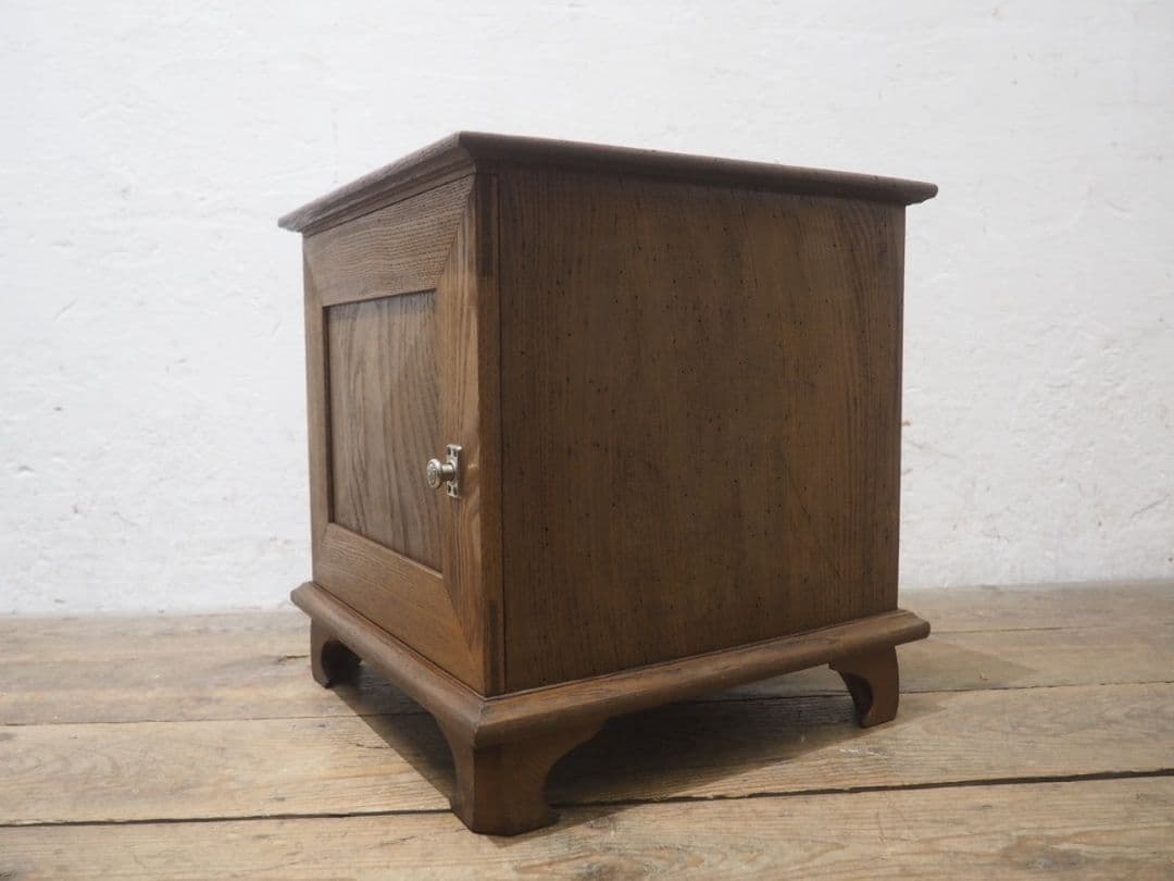 1276 ヴィンテージ　収納棚　陳列台　レコードラック　ケース　レトロ　古家具