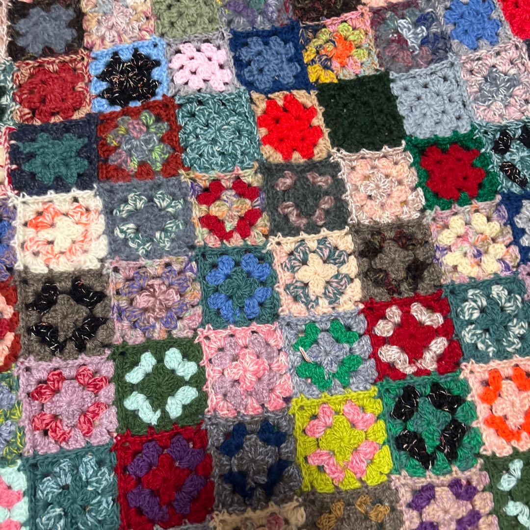 圧縮発送多色グラニースクエアマルチカバーハンドメイド