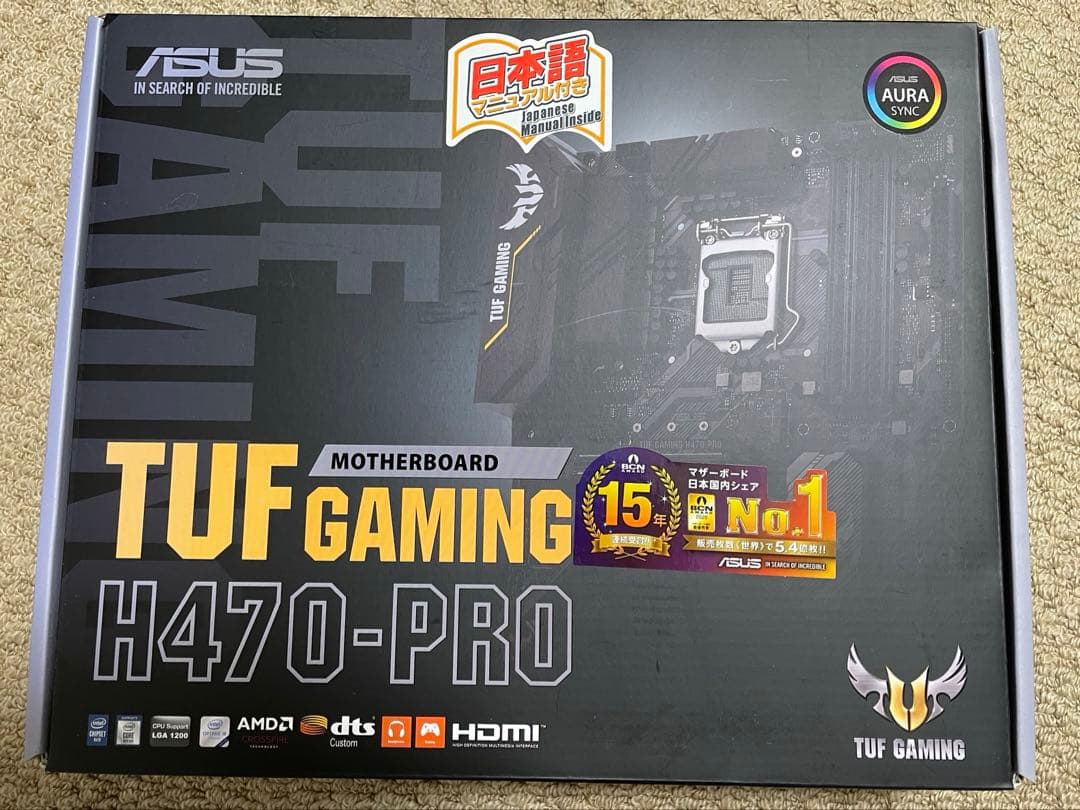 CPU ASUS TUF GAMING H470-PRO + i5-10400