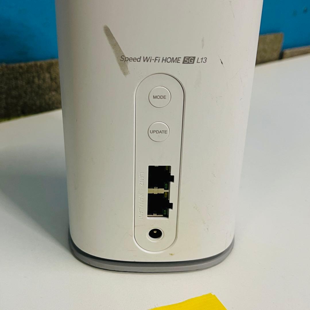 Speed Wi-Fi  5ＧL13 無線LANルーター ホワイト動作品