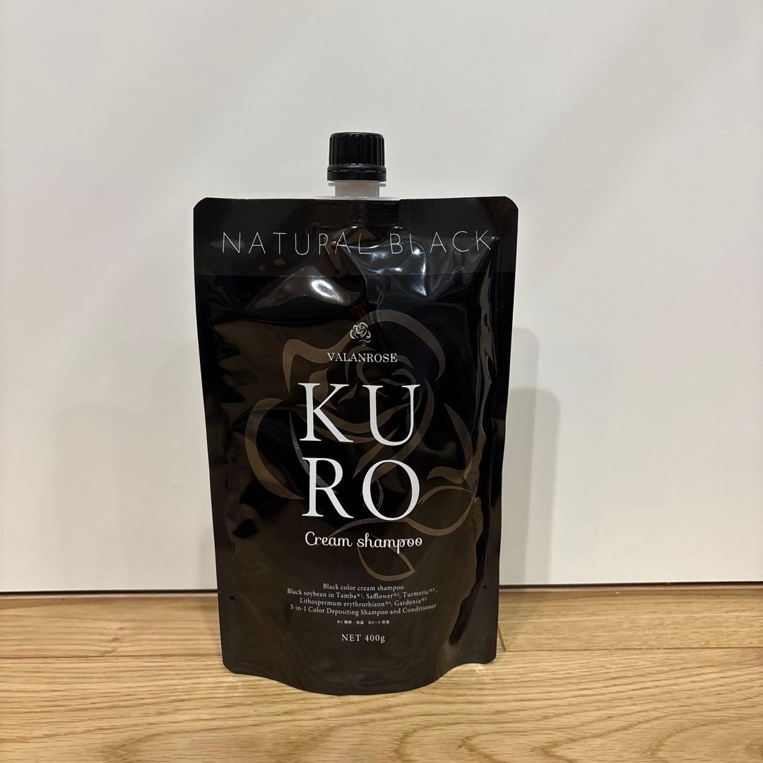 カラーリング・白髪染め VALIANROSE KURO Cream shampoo 400g