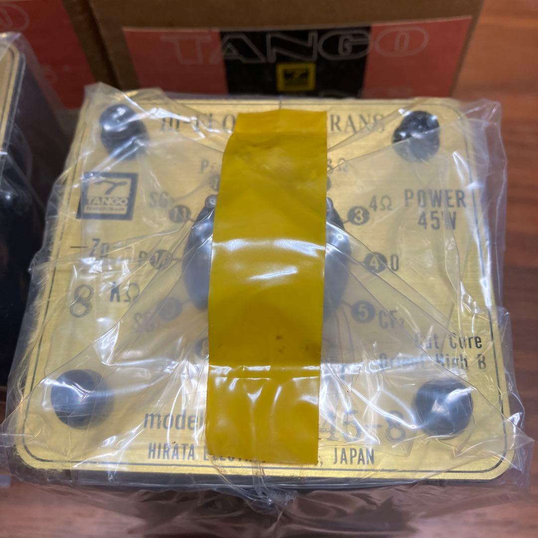 TANGO XE‑45‑8 金色ペア 出力トランス 説明書・グラフ付