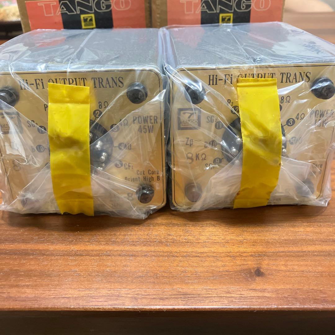 TANGO XE‑45‑8 金色ペア 出力トランス 説明書・グラフ付