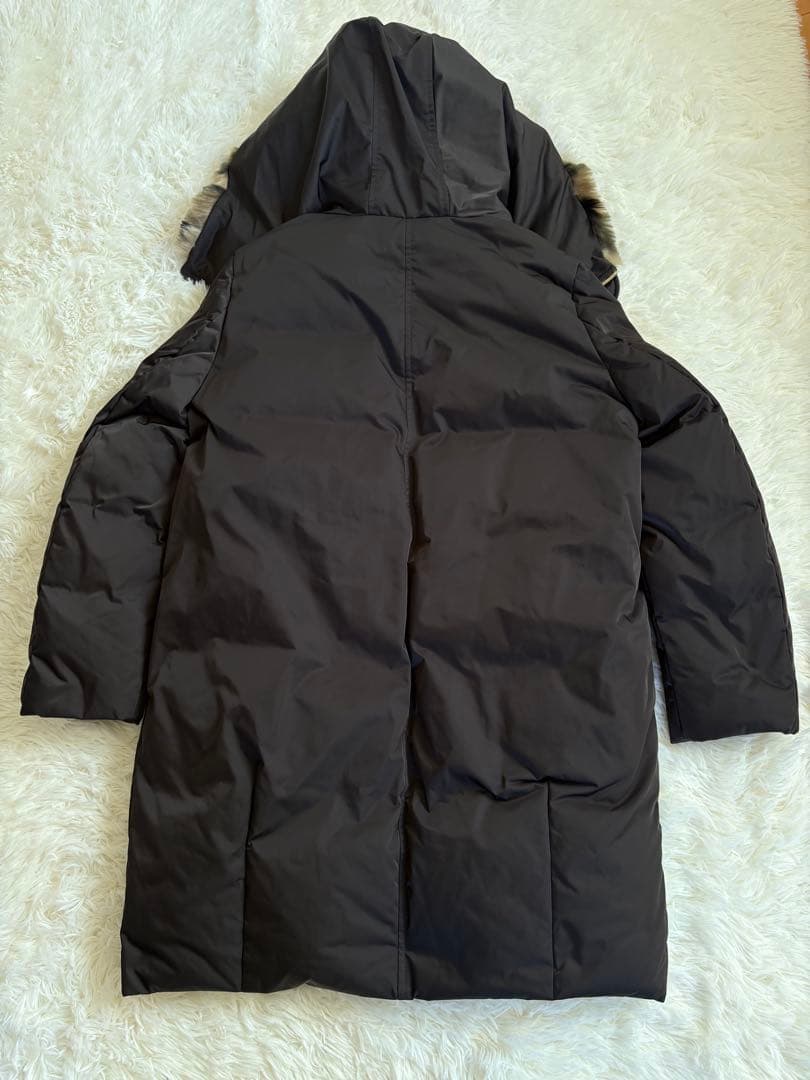 美品β ベータ　ファイブフォックス　迷彩　ダウンコート　ファー　カモフラ　XL