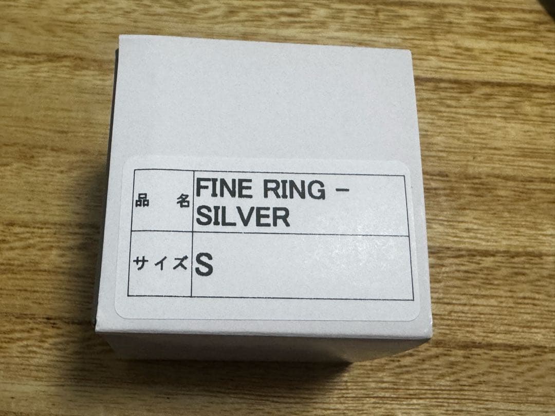 【新品】pointless jouney fine ring silver s