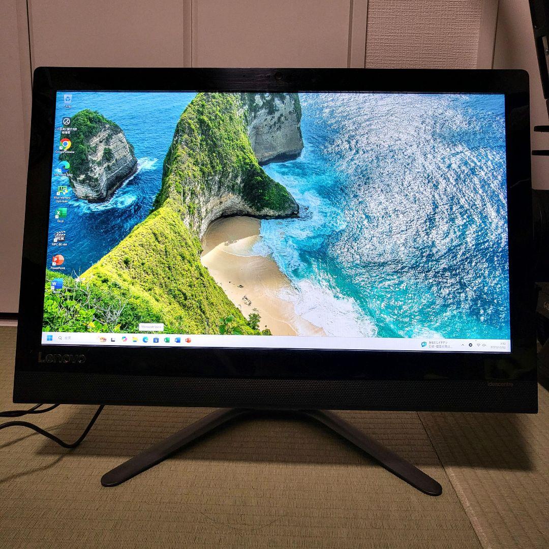 Win11&Office2024/SSD搭載/快適動作/Lenovo一体型PC