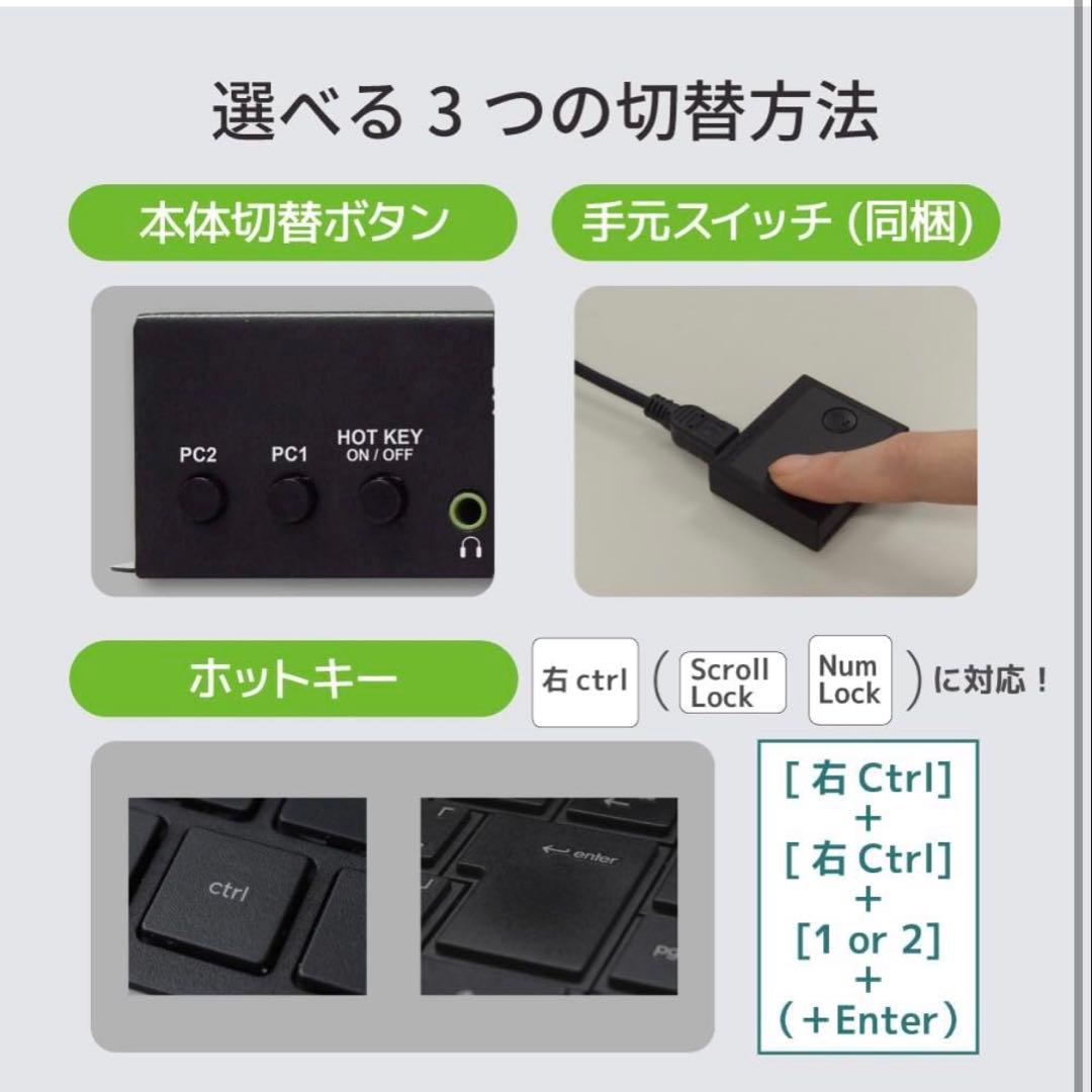 【新品】8K HDMIパソコン切替器 デュアルディスプレイ ［ラトックシステム］