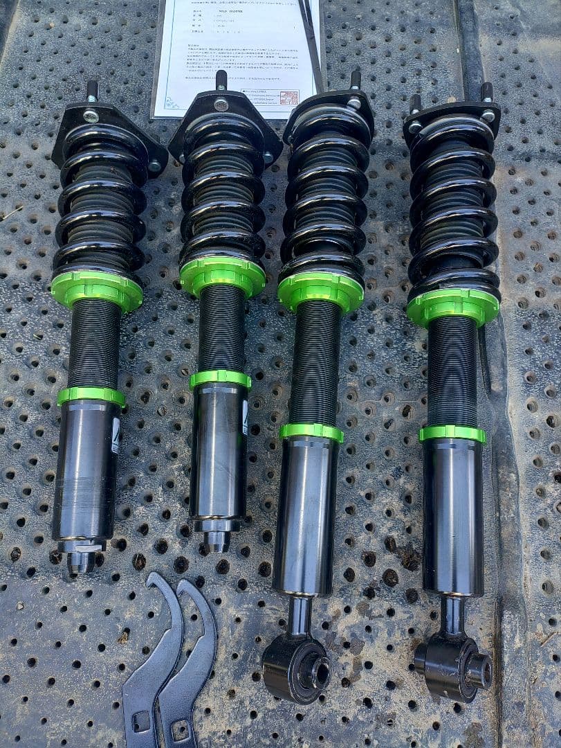 クラウン4WD車高調　中古美品１８０系　ゼロクラ　マークX　GRS181　長野市