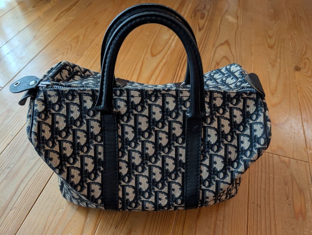 クリスチャンディオール　トロッター柄ミニボストンバッグ