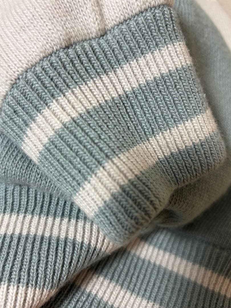 HERNO ヘルノリゾート　ニットパーカー　48サイズ　幾何学♡