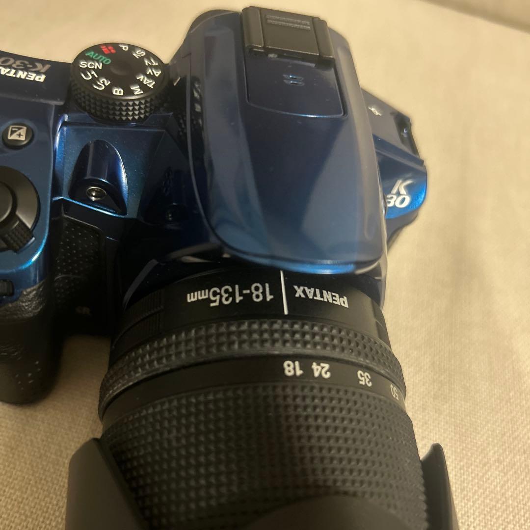 値下げ　ジャンク品　PENTAX k-30 クリスタルブルー　動作未確認