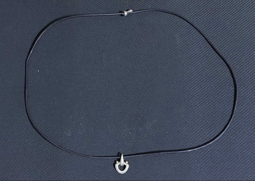 r*e様 h'eres CETACEA LEATHER CHOKER NECKL