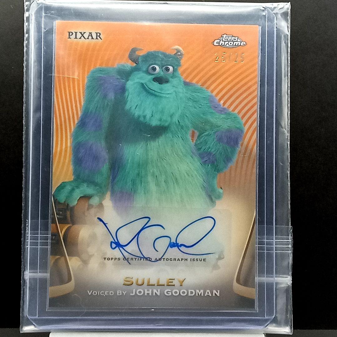 SULLEY /25 Autograph／Topps Chrome Disney