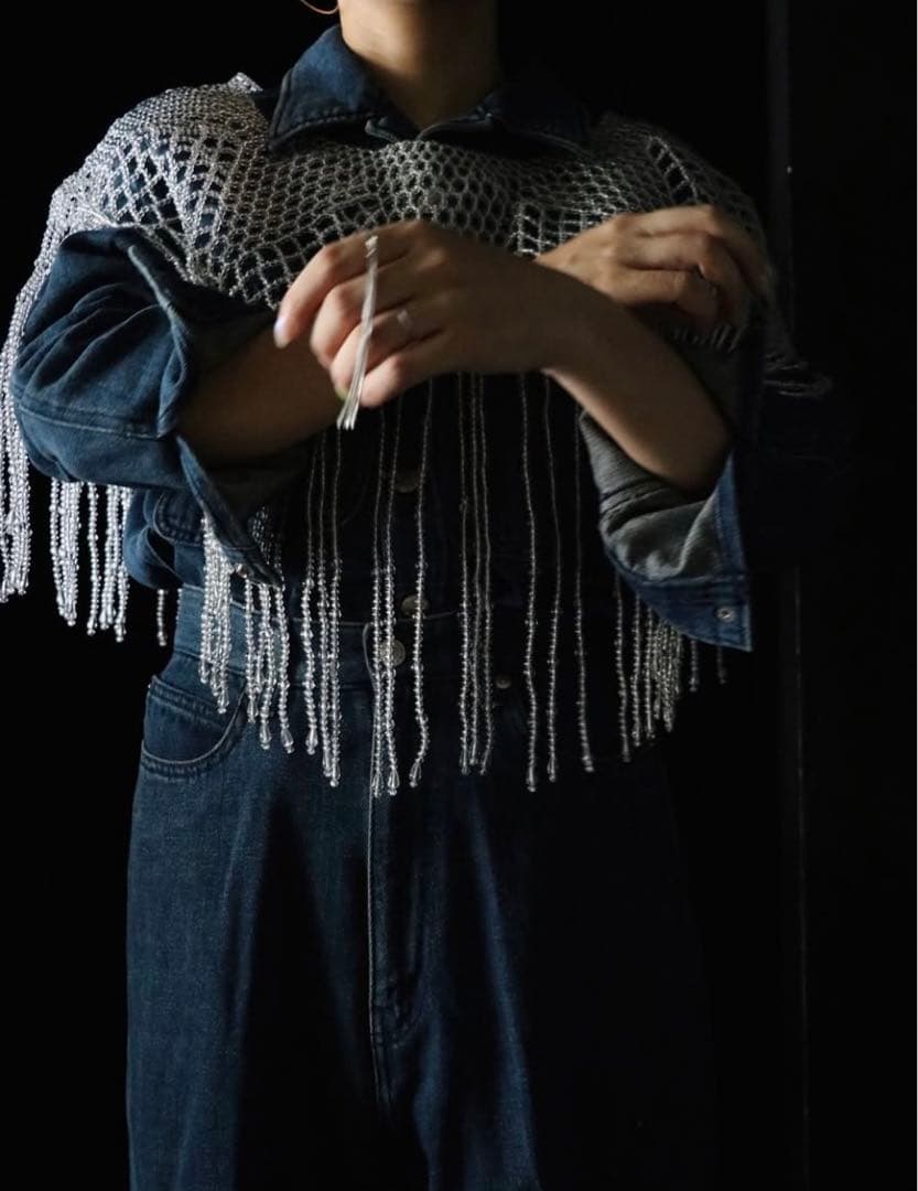 chikakisada ビーズラップスカート