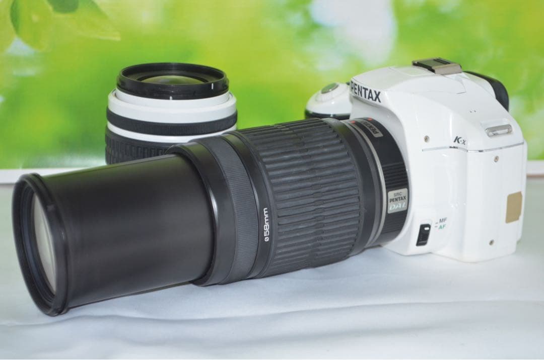 ❤スマホ転送OK❤ ペンタックス K-x 一眼レフカメラ ホワイト