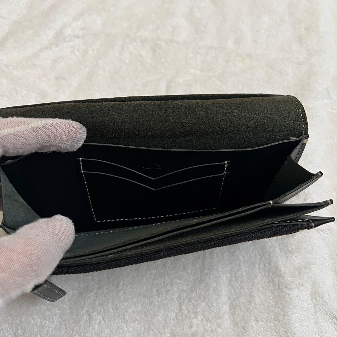極上のエイジング　土屋鞄 長財布 黒 廃盤品