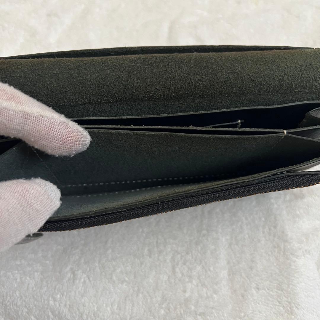 極上のエイジング　土屋鞄 長財布 黒 廃盤品