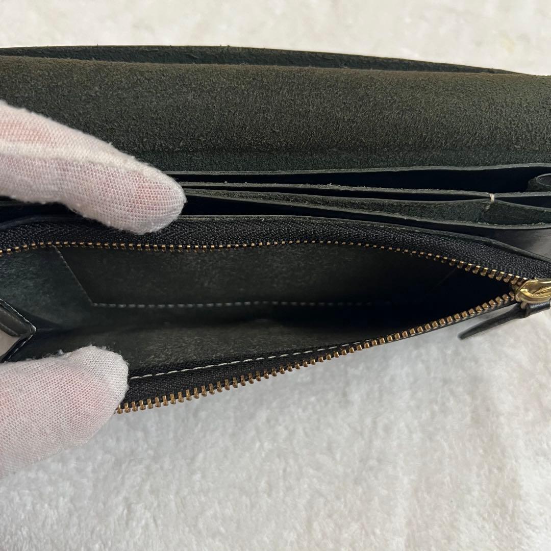 極上のエイジング　土屋鞄 長財布 黒 廃盤品