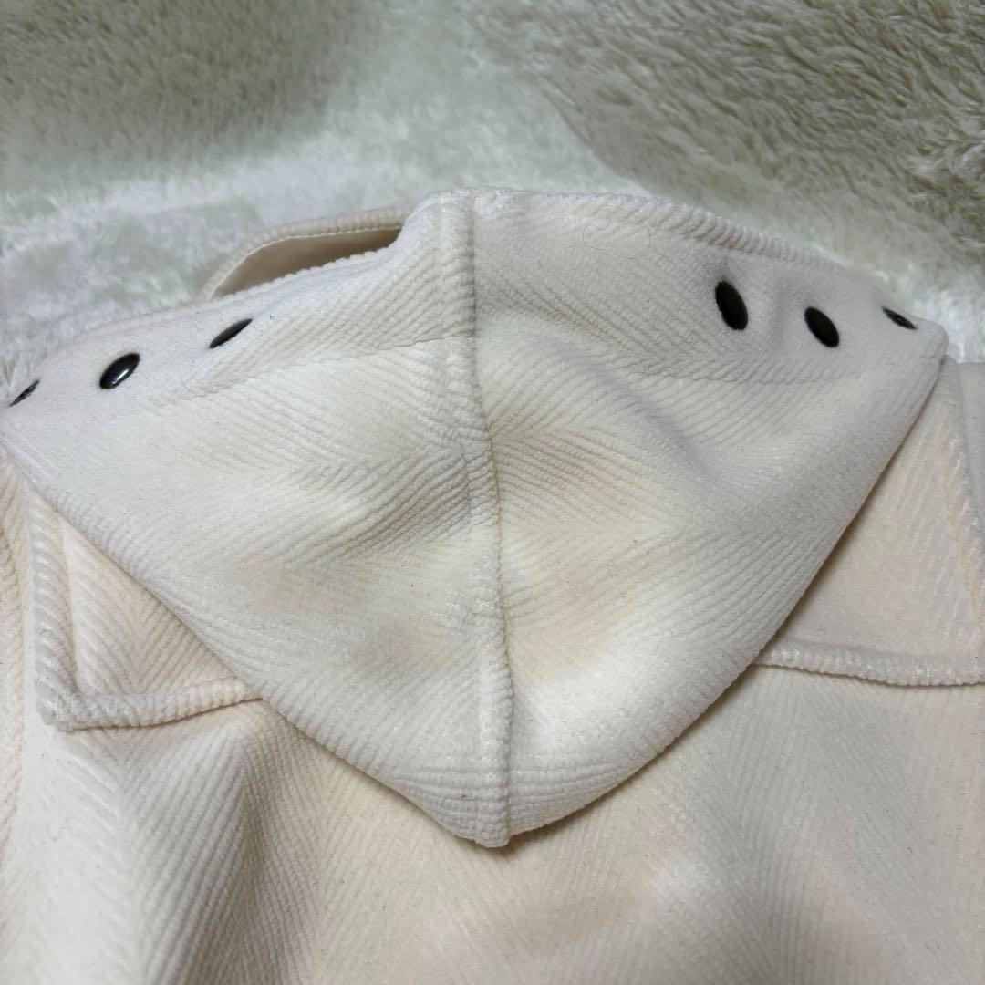 別注＊グローバーオール×ギャルリー・ヴィー　 ダッフルコート　ヘリンボーン　白