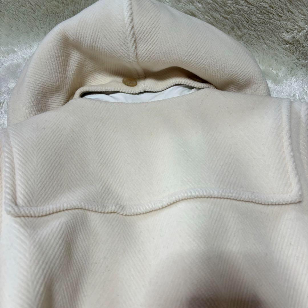 別注＊グローバーオール×ギャルリー・ヴィー　 ダッフルコート　ヘリンボーン　白