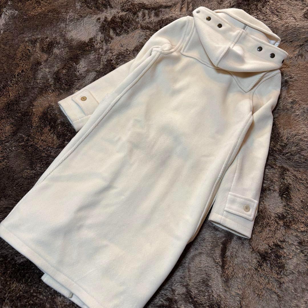 別注＊グローバーオール×ギャルリー・ヴィー　 ダッフルコート　ヘリンボーン　白