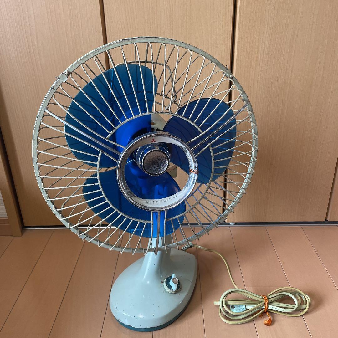 三菱　扇風機　昭和レトロ