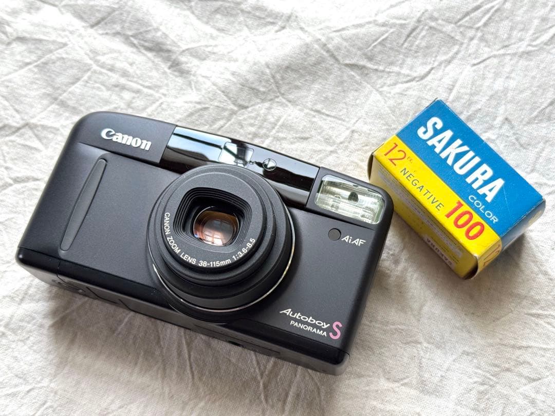 ⌘実写確認済み、電池付き！ Canon Autoboy S⌘