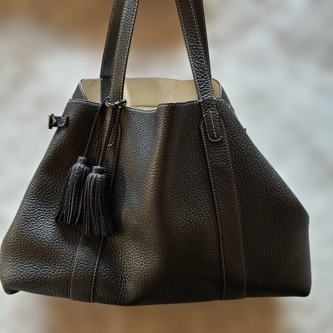 よ*ち様 【極美品】ACATE アカーテ バッグ LODOS ブラック　黒　タッ