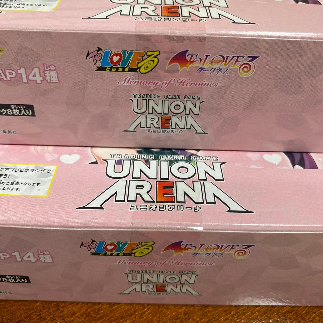 UNION ARENA ユニアリ ToLOVEる 新品未開封 2BOX