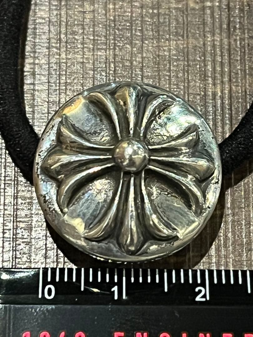 CHROME HEARTS ヘアバンド シルバー925 クロスボール
