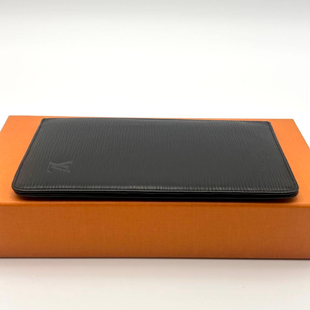 美品✨ LOUIS VUITTON エピ 長財布 ポルトカルトクレディ ブラック