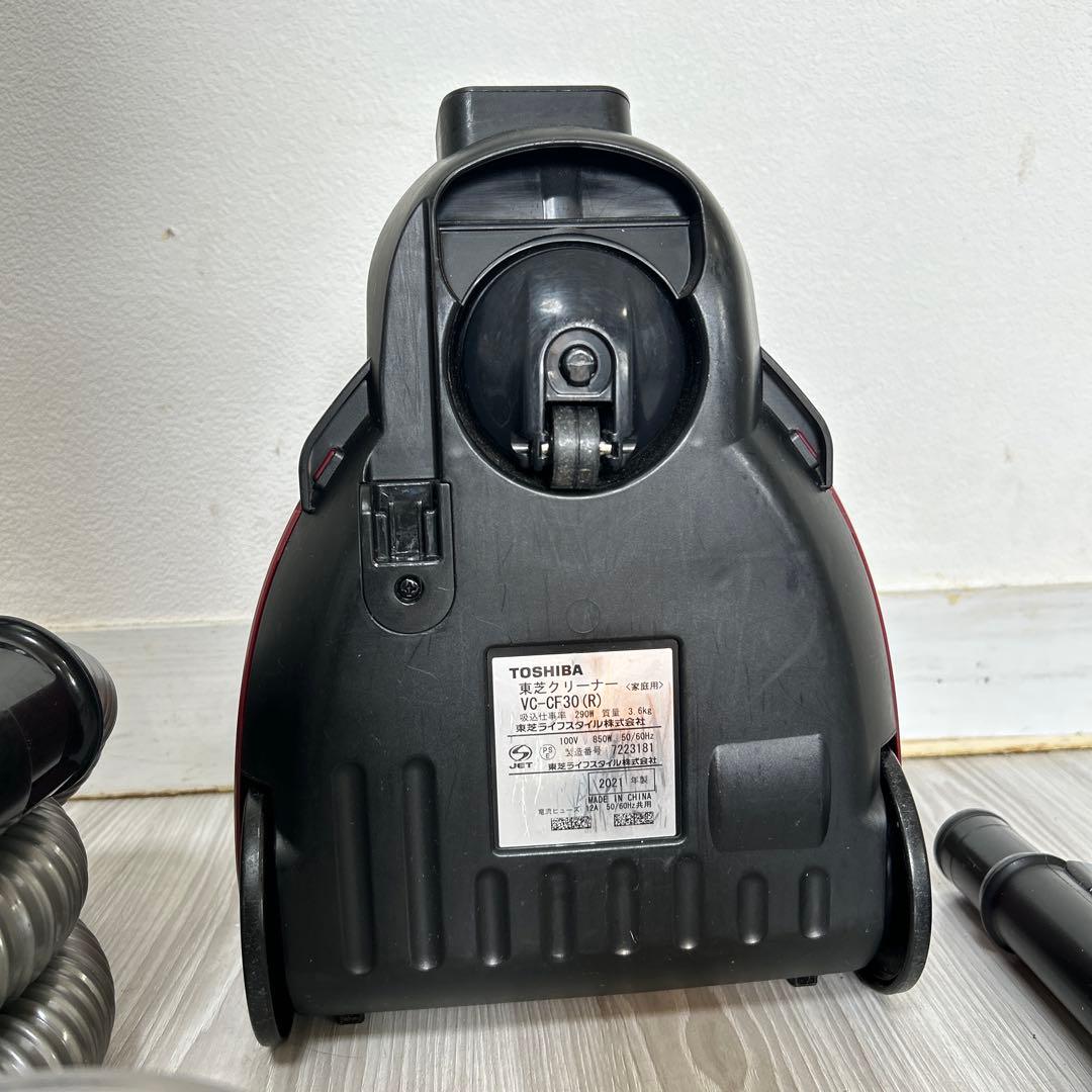 東芝　トルネオ　サイクロン掃除機　VC-CF30(R)　21年製