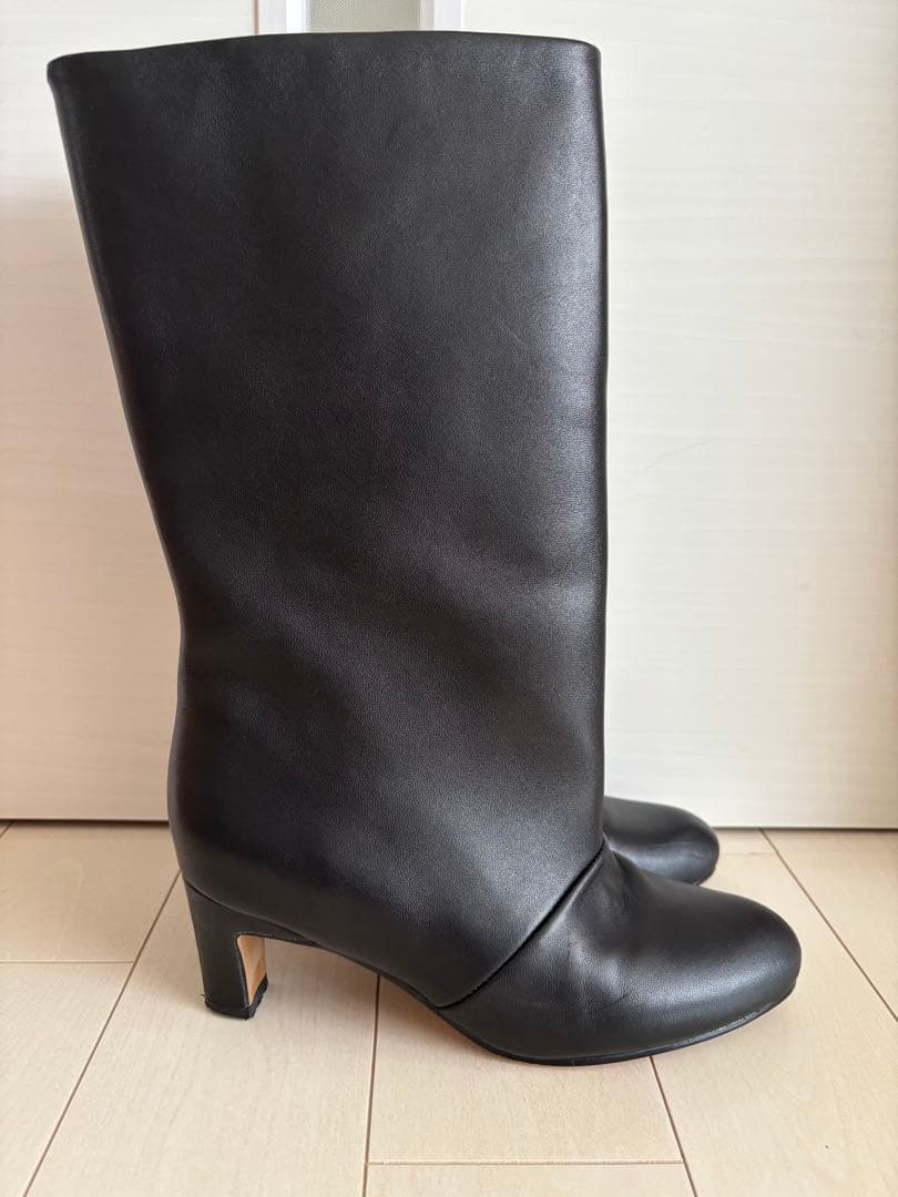 スピック＆スパン　REMME/レメ 別注ミドルブーツ　ブラック 36