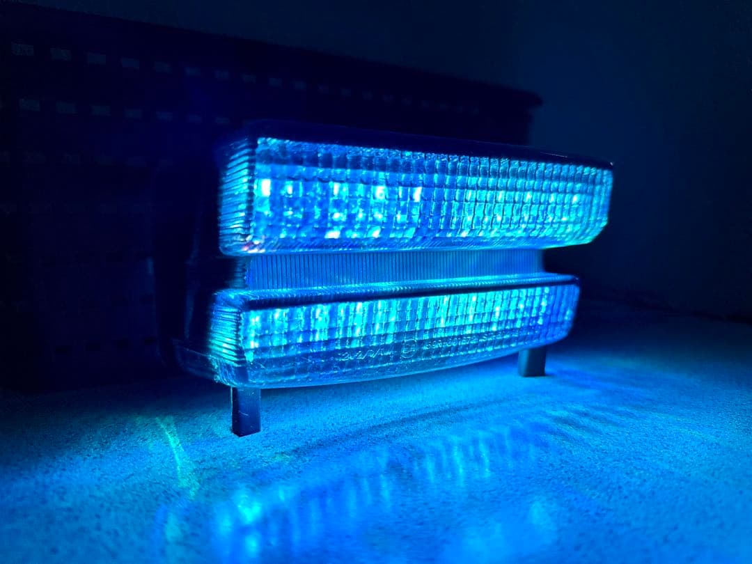 XJR400 XJR1200 4HM RGB流星 テールランプ LED レインボ