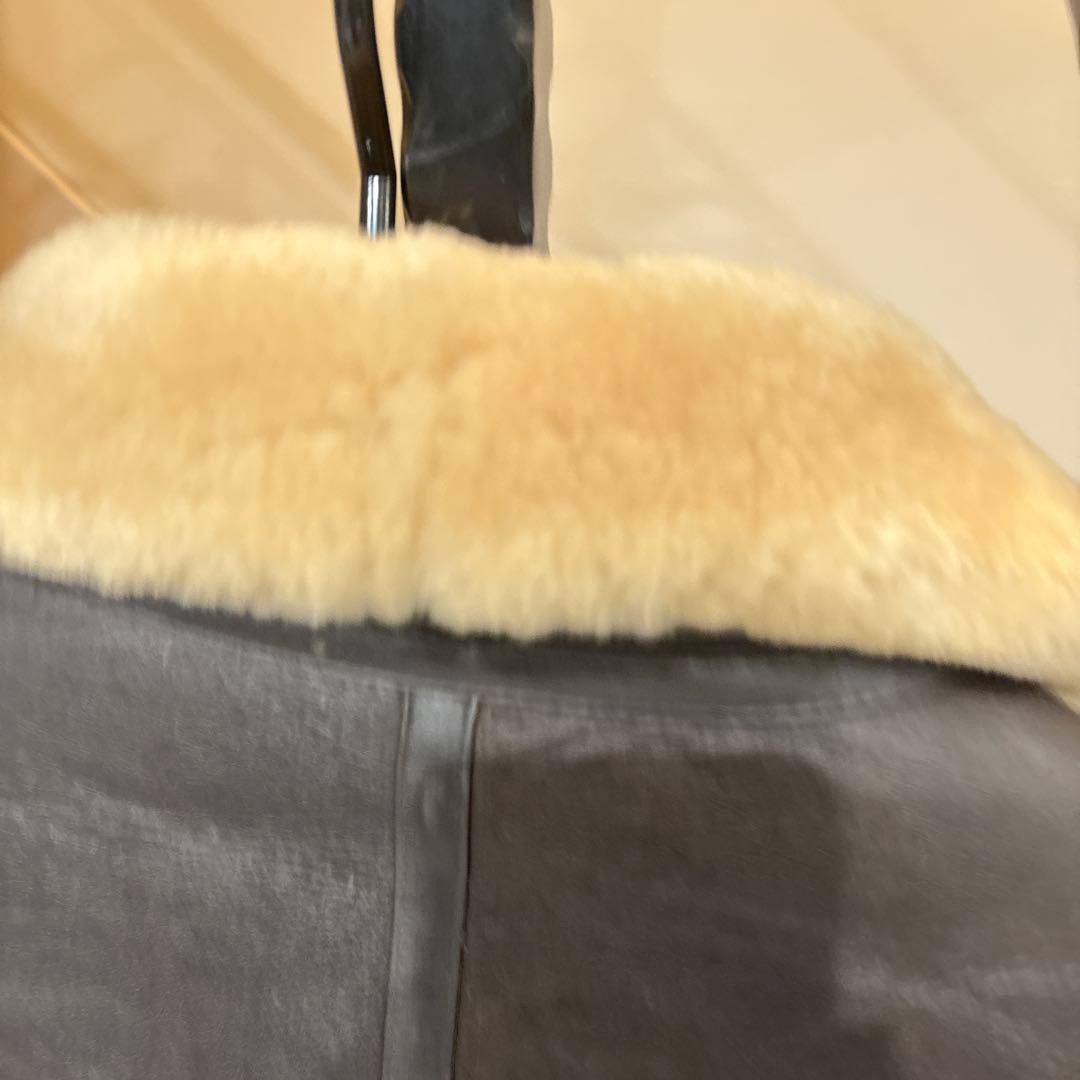 u*r様 羊毛皮　Ｂ-３革ジャンライダースジャケットシープスキン