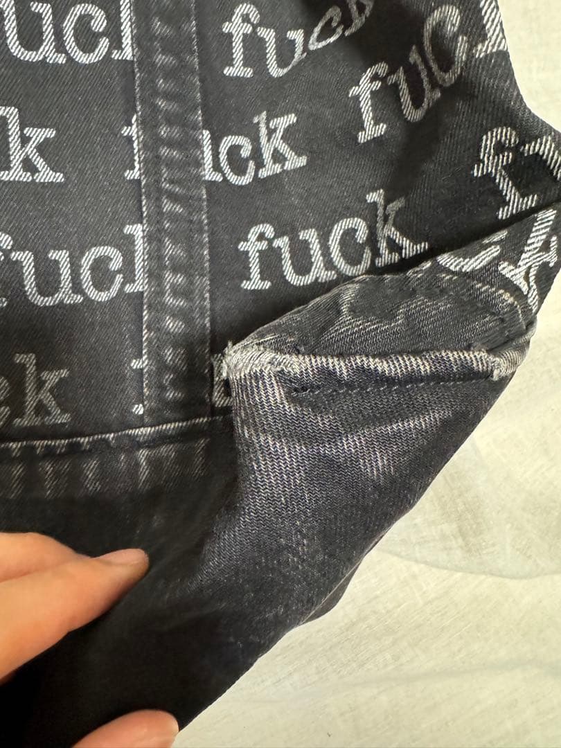 Supreme fuck denim トートバッグ