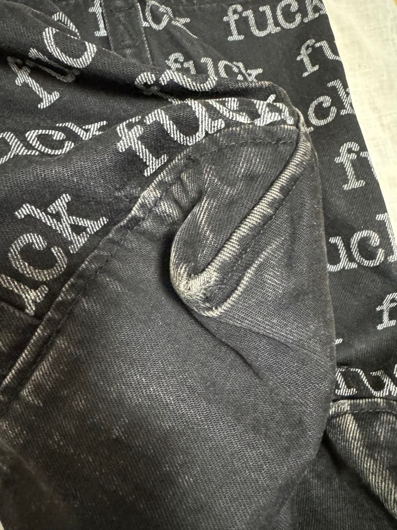 Supreme fuck denim トートバッグ